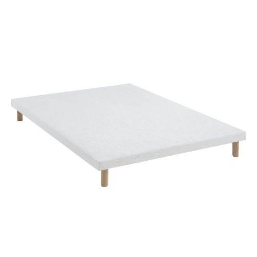 Sommier extra-plat tapissier blanc 7 cm Étoile - SOMEO