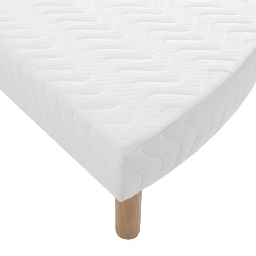 Sommier rond tapissier blanc 13 cm Lune - SOMEO diamètre 215