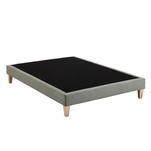 Vue d'angle du sommier Someo confort ferme avec tissu central antidérapant