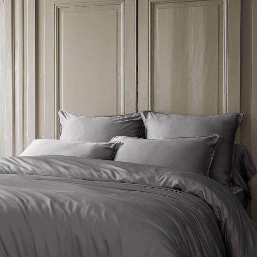 Taie d'oreiller en bambou 63x63 cm bleu