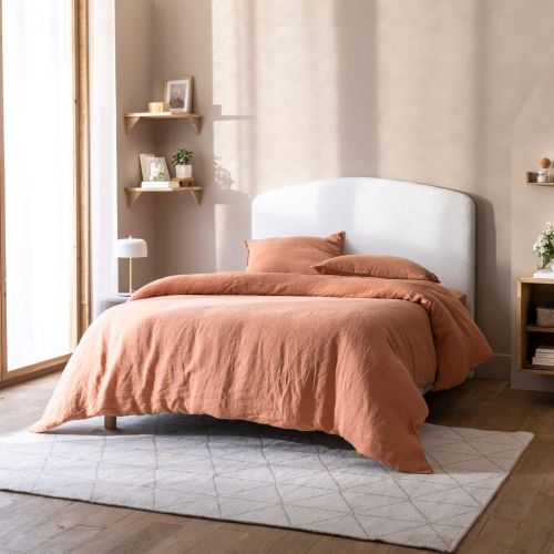 Tête de lit déco bouclette 190 cm blanc