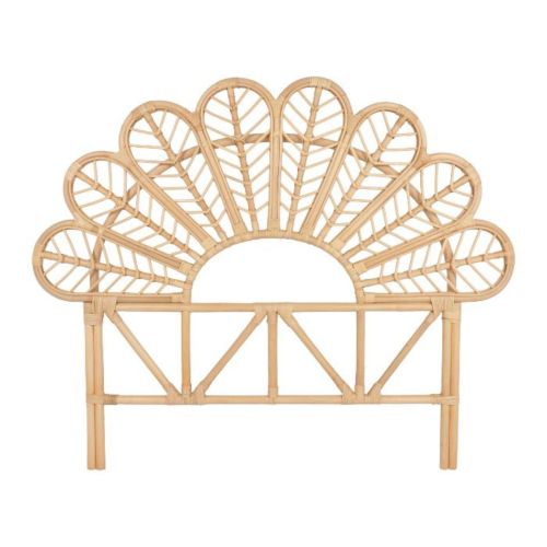 Tête de lit en rotin bohème coloris naturel - TL83002