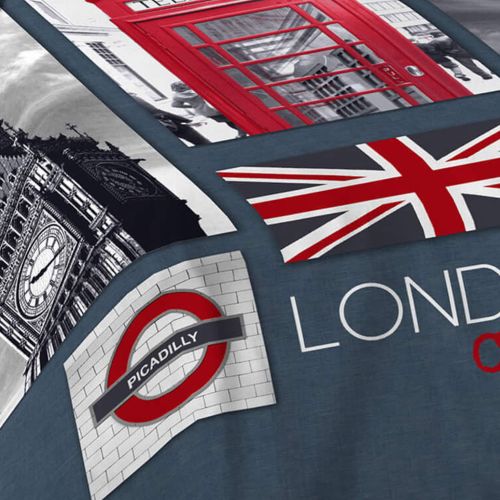 Parure de lit enfant City london