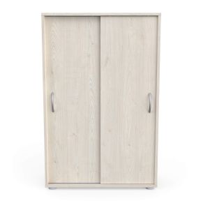 Armoire sous combles 2 portes en bois imitation chêne topanga - AR195