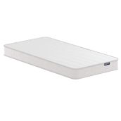 Pack 120x190 : Matelas SIMMONS SENSOFT DOS SENSIBLE + Sommier D.M. SOLUX  Tapissier lattes + Pieds de lit Cylindriques