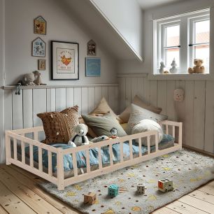 Lit enfant Montessori à barreaux