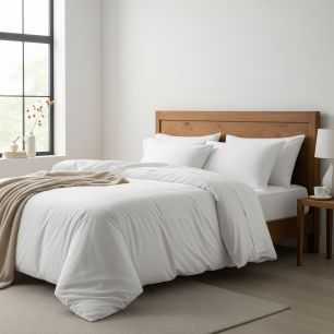 Parure de lit 100% coton Terre de Nuit ambiance