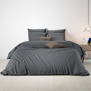 Parure de lit flanelle unie