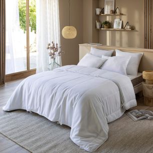 Pack couette 4 saisons et oreiller moelleux