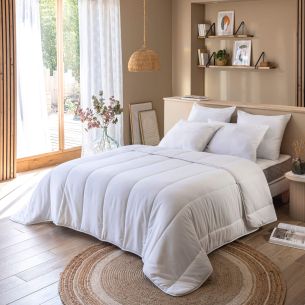 Pack couette été et oreiller moelleux