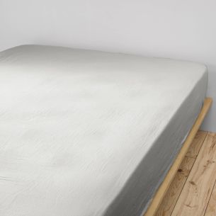 Drap housse double gaze de coton