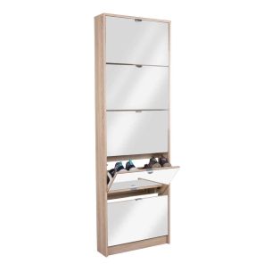 Meuble à chaussures avec miroir