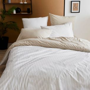 Parure de lit percale Gaby lin - Tradilinge