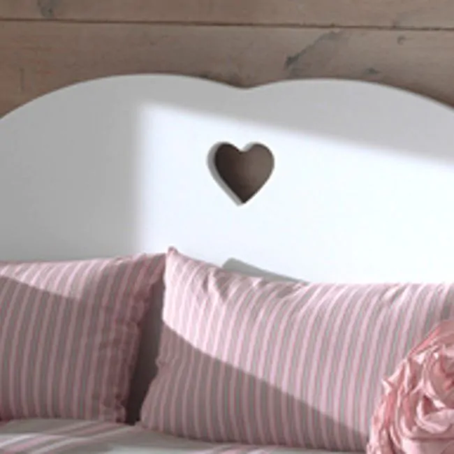 Canapé-lit Amori 90x200cm avec tiroir de lit 90 x 200 cm - blanc Classique  - Vipack