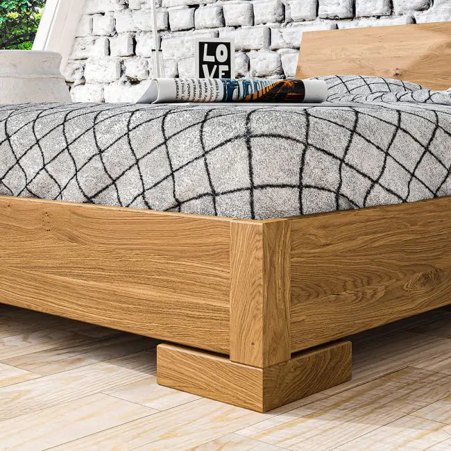 Tête de lit Helena avec 2 tables de chevet encastrées pour lit de 180 cm de  largueur-chêne clair/anthracite Scandinave, Moderne - TEMAHOME