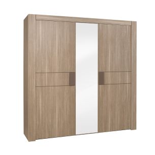 Armoire effet chêne fusain AR5002