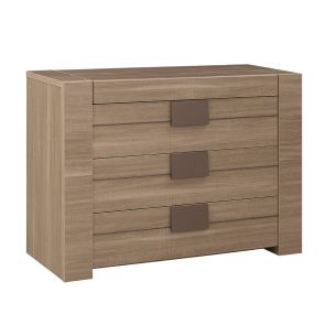 Commode effet chêne fusain CO5002