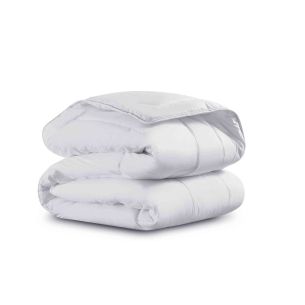 Couette Chaude 220x240 Anti Acariens Blanche Nuits Chaudes Garanties 350g  FR