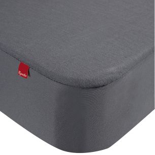 Drap housse Epeda 2 en 1 gris