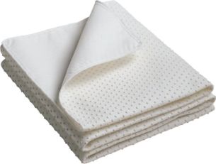 Cache sommier coton jersey blanc 140x190