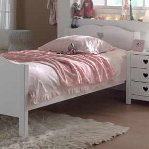 Lit Enfant en Bois Blanc 90x200 LT2001