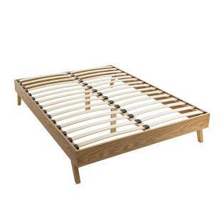 Lit adulte avec pieds évasés scandinaves - LT17017