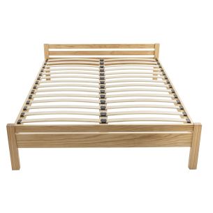 Lit adulte en pin massif avec pieds carrés - LT17020