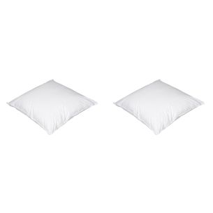Lot de 2 oreillers luxe enveloppe percale Someo 65x65