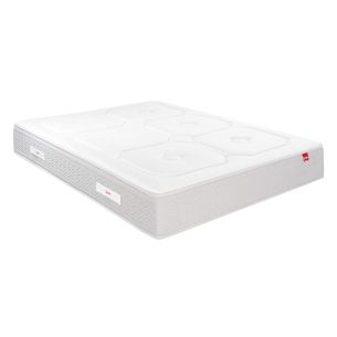 Matelas 140x190 ressorts ensachés 25cm d'épaisseur + accueil viscolatex