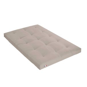 Matelas futon taupe en coton