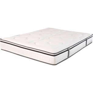 Matelas ressorts 630 3 zones + mousse mémoire 25cm