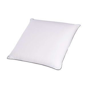 Oreiller latex naturel et taie d'oreiller percale Someo 60x60 cm