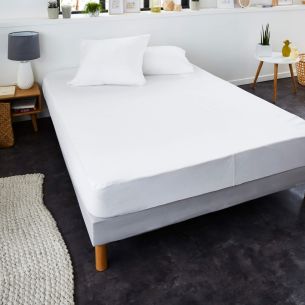 Protège matelas anti-acariens molleton 100% coton