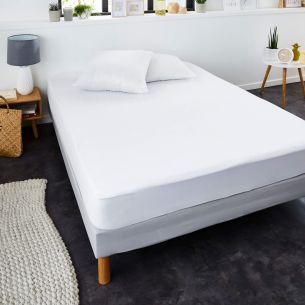 Protège Matelas Imperméable Coton - 200x200 cm, 100% coton, Swissway