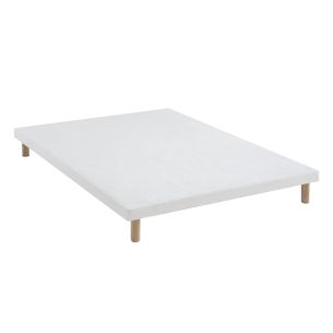 Sommier extra-plat tapissier blanc 7 cm Étoile - SOMEO