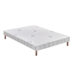 Sommier Bultex confort ferme 14 cm + pieds