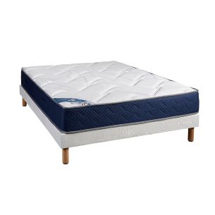 Ensemble matelas mémoire de forme Someo V50 + sommier + pieds
