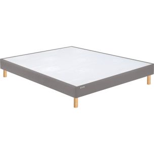Sommier Bultex Vigoroso taupe confort ferme + pieds