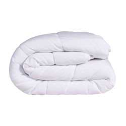 Couette mi-saison recyclée enveloppe microfibre 350g