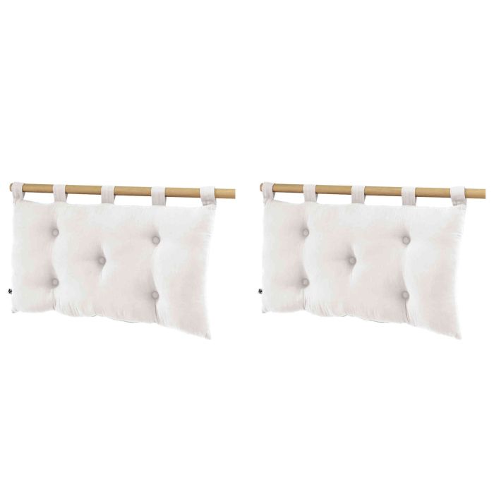 Lot de 2 têtes de lit à suspendre double gaze 50x80 cm Lot de 2 têtes de lit à suspendre double gaze 50x80 cm