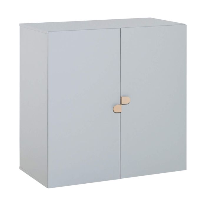 Commode 2 portes en bois gris - CO17037 Commode 2 portes en bois gris - CO17037