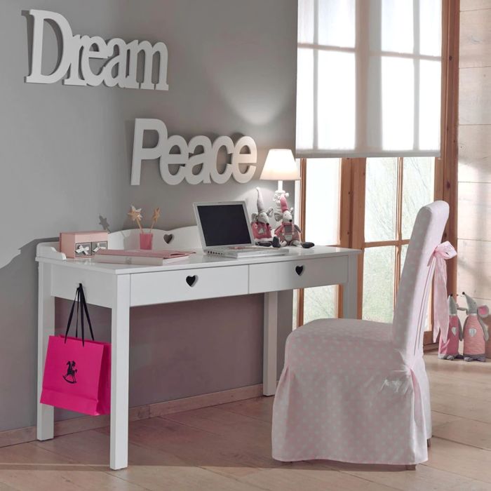 Bureau en Bois Blanc BU2001