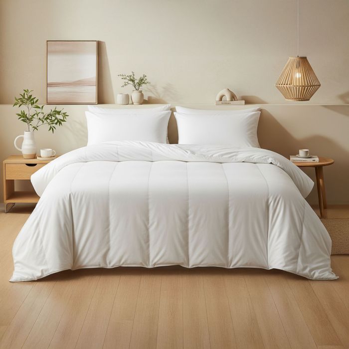 Pack couette été et oreiller anti-acariens et anti-bactériens 