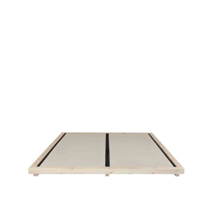 Lit futon style japonais en bois massif naturel + tatami Lit futon style japonais en bois massif naturel + tatami