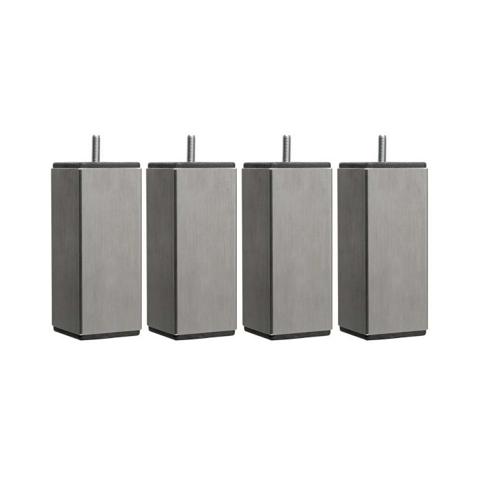 4 pieds carrés inox 15 cm 4 pieds carrés inox 15 cm