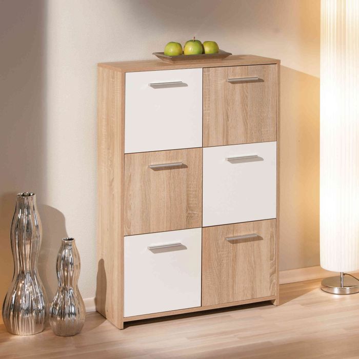 Commode 6 portes en bois - CO12053-2 Commode 6 portes en bois - CO12053-2