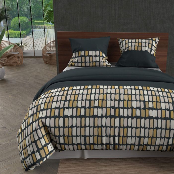 Parure de lit Fabio anthracite