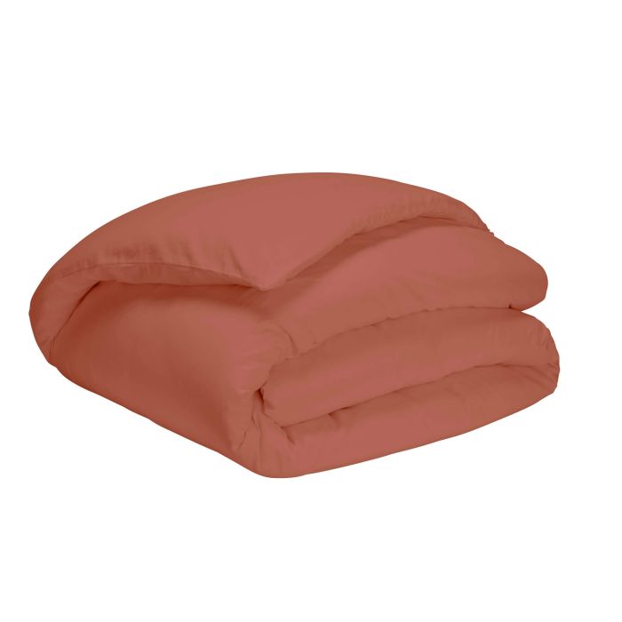 Housse de couette terracotta 100% coton Housse de couette terracotta 100% coton