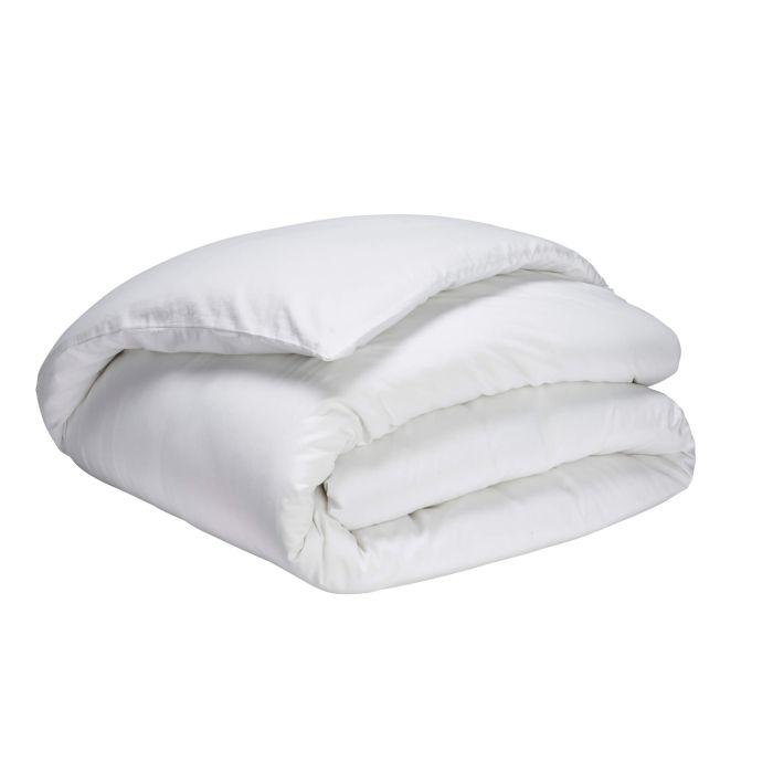 Housse De Couette Percale 80 Fils - 220x240 - Chocolat Ecru - LIGNE DU Blanc Linge De Maison Housse De Couette 87479199