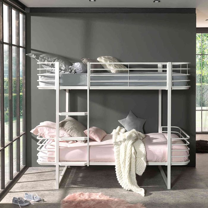 Lit superposé 90x200 en métal